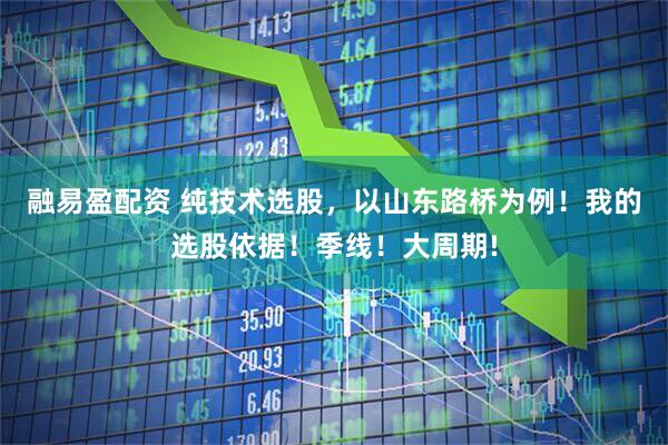 融易盈配资 纯技术选股，以山东路桥为例！我的选股依据！季线！大周期!